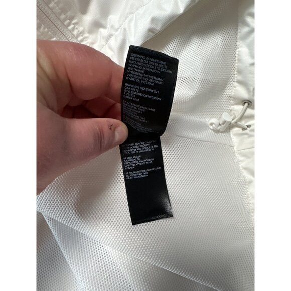 The North Face Mens White Windbreaker Jacket Zip-Up With Hood Size M - Picture 13 of 16